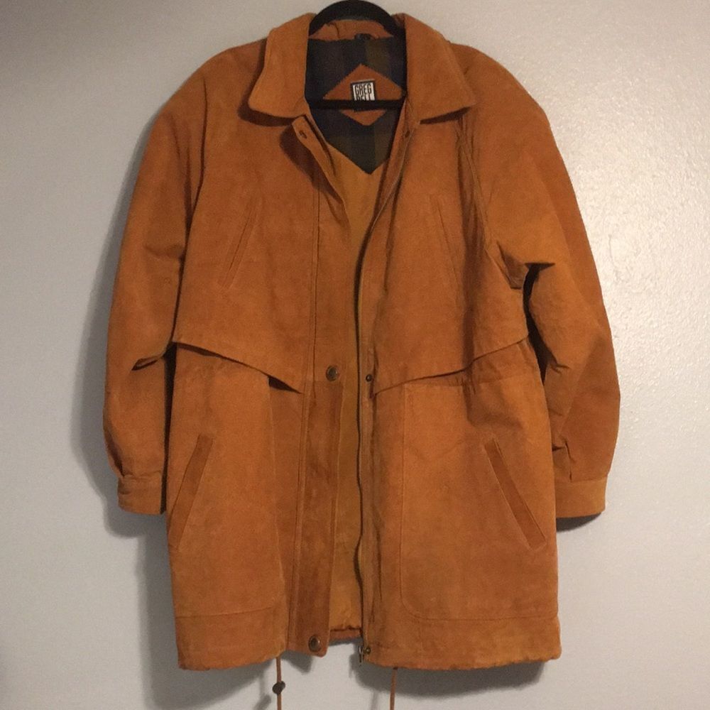 Greg Bell • Leather Mens Size Large Brown Jacket